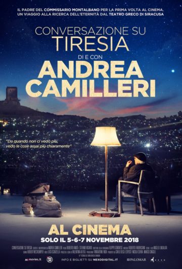 Locandina CONVERSAZIONE SU TIRESIA – DI E CON ANDREA CAMILLERI