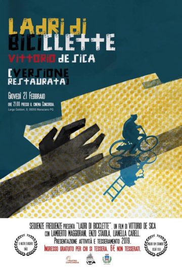 Locandina LADRI DI BICICLETTE (Sequenze Frequenze)