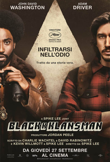 Locandina BLACKKKLANSMAN