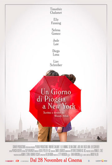 Locandina UN GIORNO DI PIOGGIA A NEW YORK