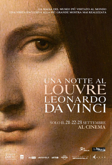 Locandina UNA NOTTE AL LOUVRE. LEONARDO DA VINCI