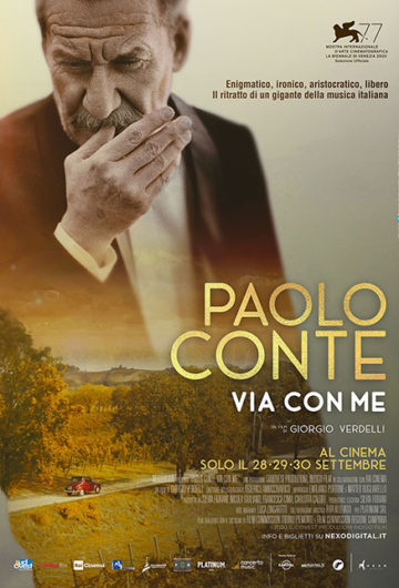 Locandina Paolo Conte. Via con me
