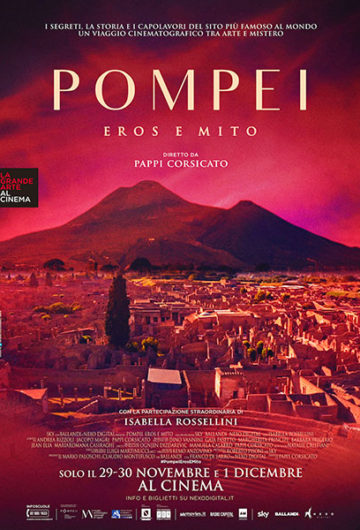 Locandina POMPEI – EROS E MITO