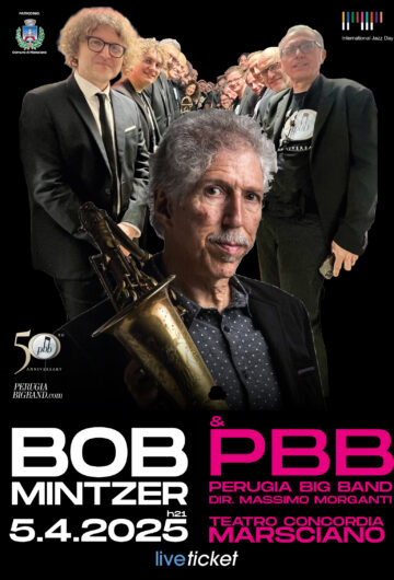 Locandina BOB MINTZER & PERUGIA BIG BAND